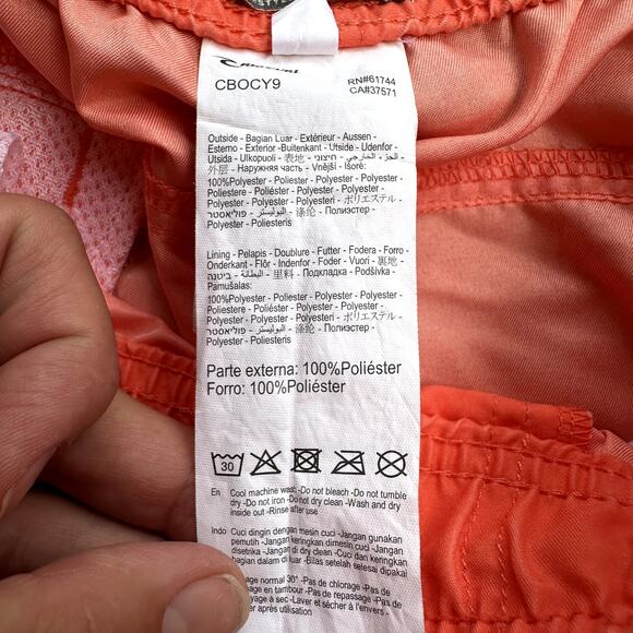 Ripcurl Men's Coral Orange Solid Elastic Waist Swim Trunks Shorts Size XL NWT - Picture 5 of 5